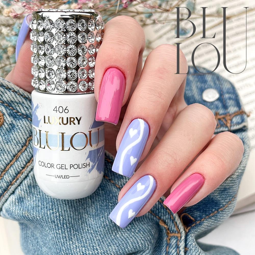Lakier hybrydowy BluLou 9ml Luxury - 406