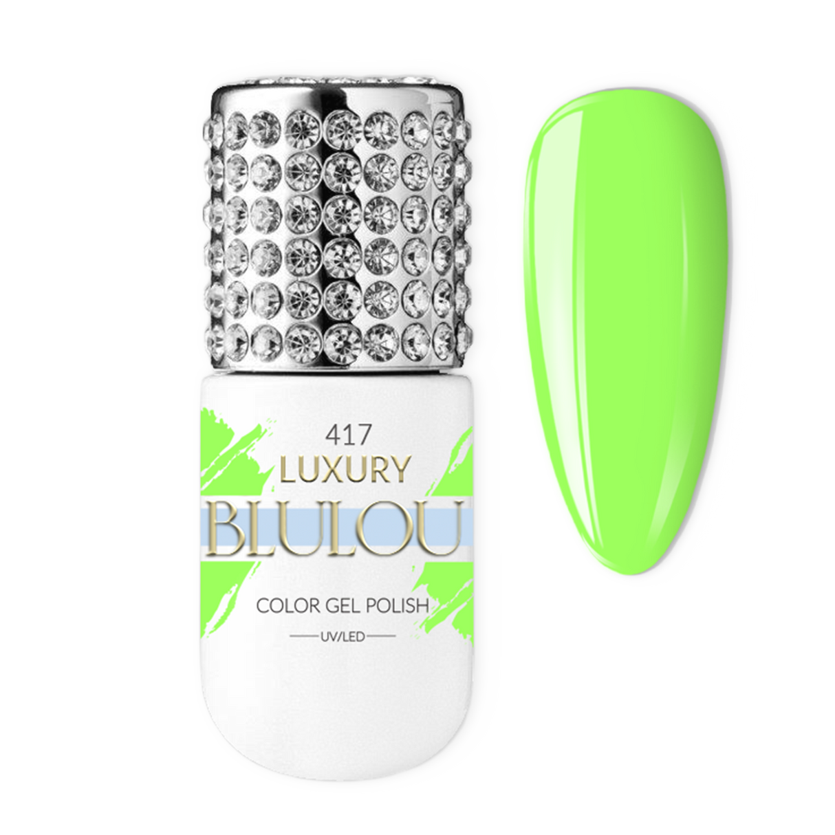 BluLou hybridní lak na nehty 9ml Luxury - 417