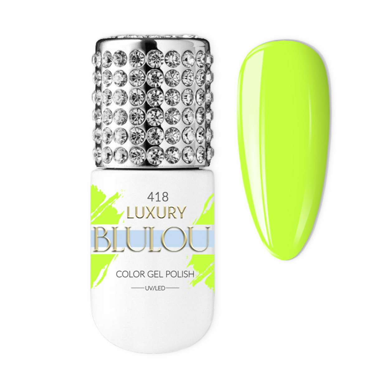 BluLou hybridní lak na nehty 9ml Luxury - 418
