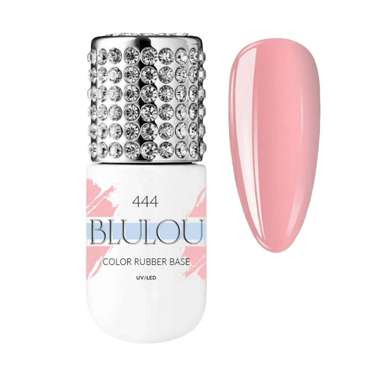 Farba Rubber Base 9ml - ružový odtieň NO: 444