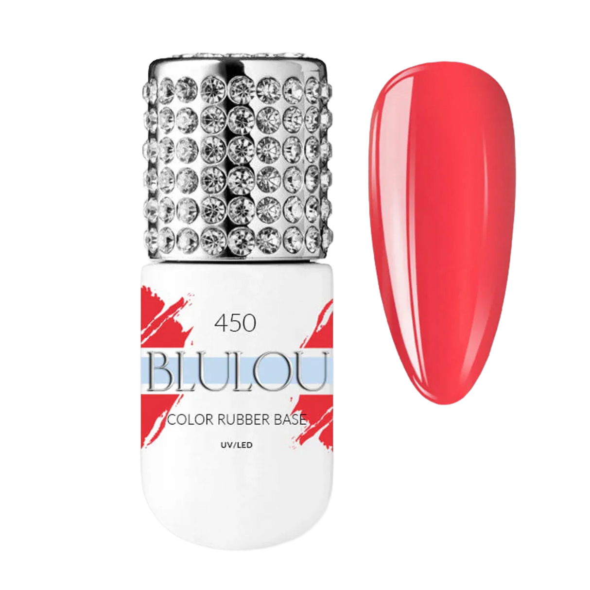 Color Rubber Base 9ml - red shade NO: 450