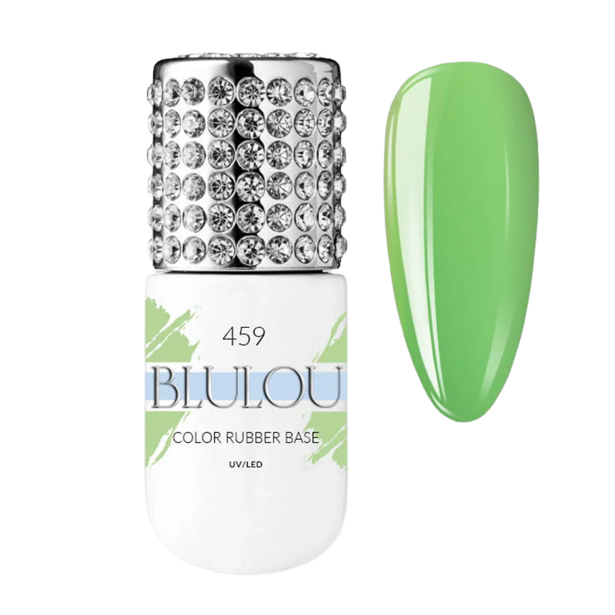 Barva Rubber Base 9ml - odstín zelená NO: 459