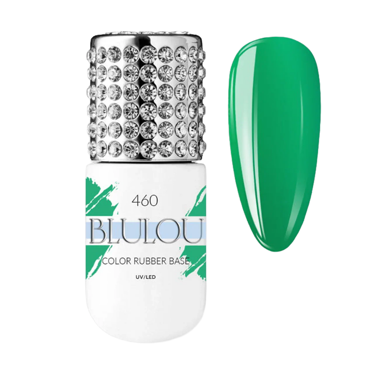 Barva Rubber Base 9ml - odstín zelená NO: 460