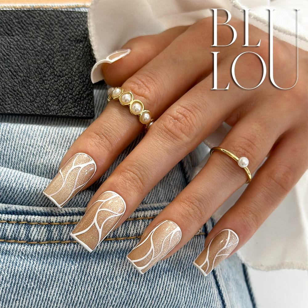 BluLou 9ml Cat Eye hybridní lak na nehty - 490M