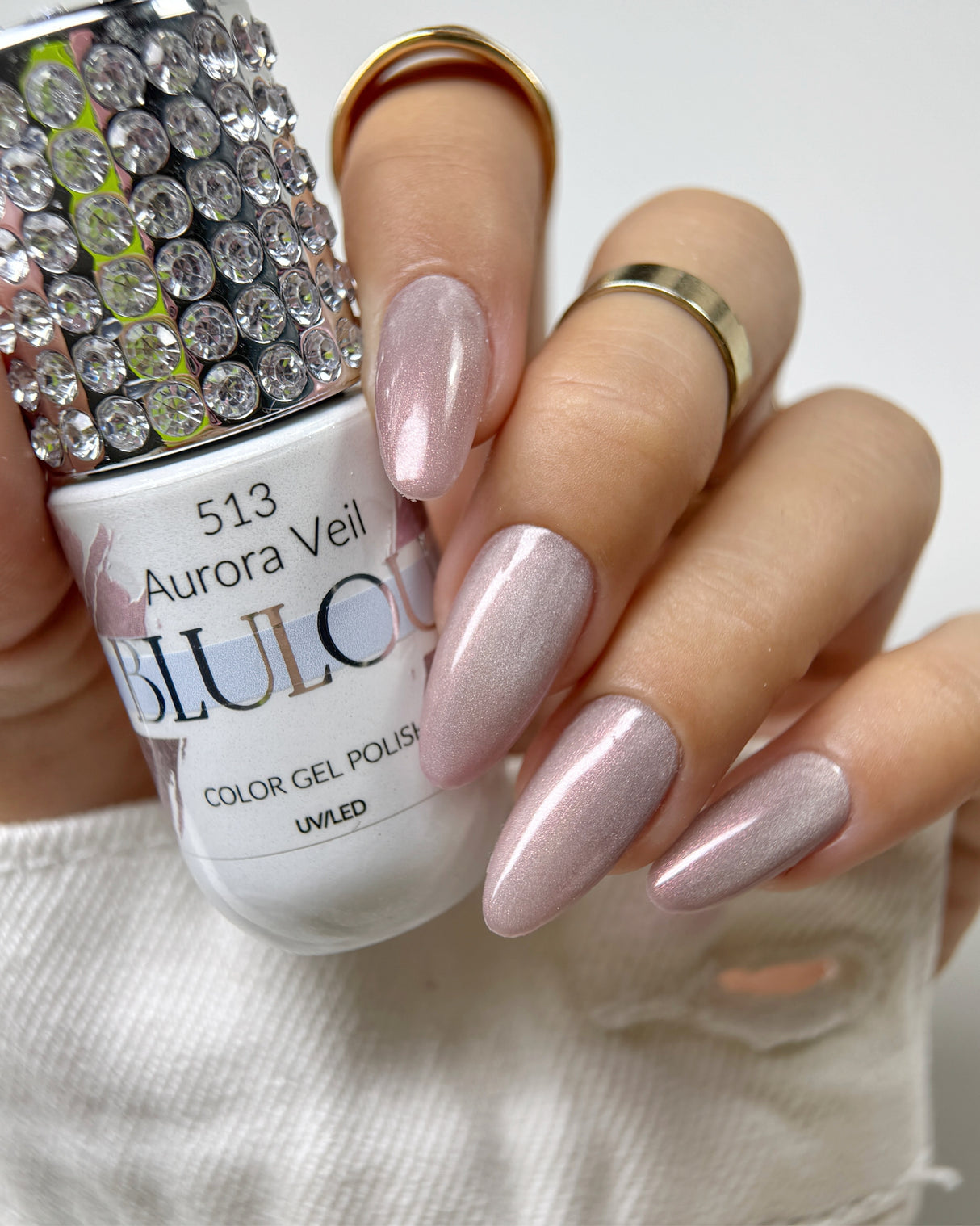 Vernis hybride BluLou 9ml - Aurora Veil 513