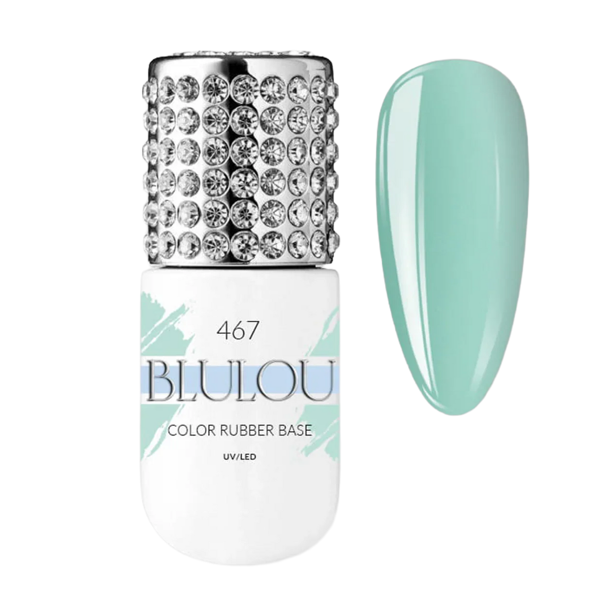 Color Rubber Base 9ml - tonalità verde NO: 467