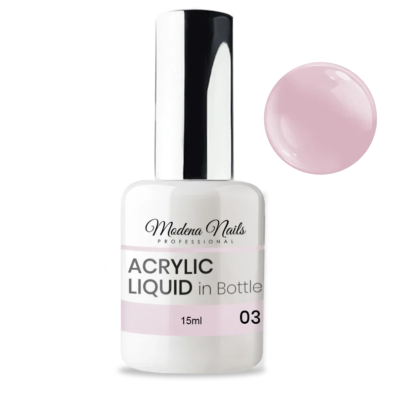 Gel acrílico líquido em frasco rosa - Líquido Acrílico em Frasco - 03