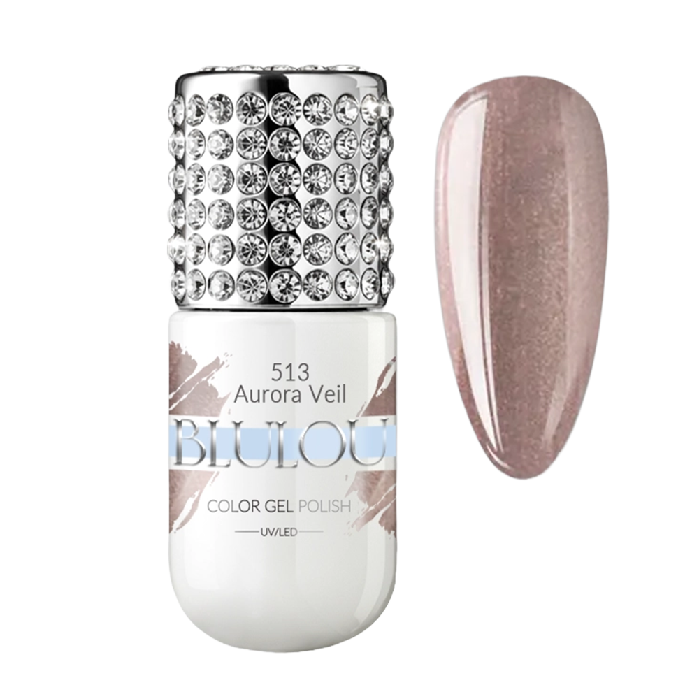 Vernis hybride BluLou 9ml - Aurora Veil 513