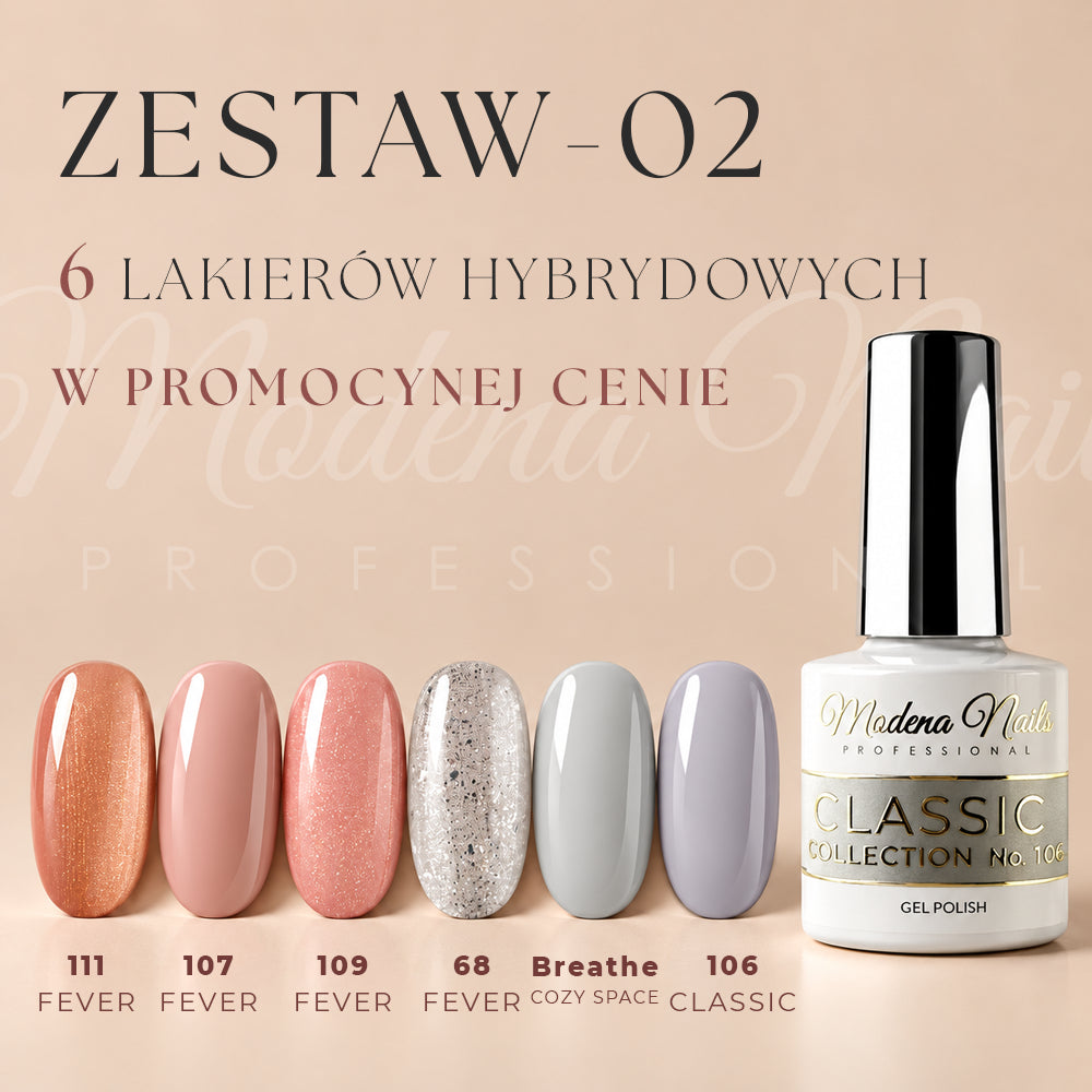 Zestaw 6 lakierów hybrydowych - 02