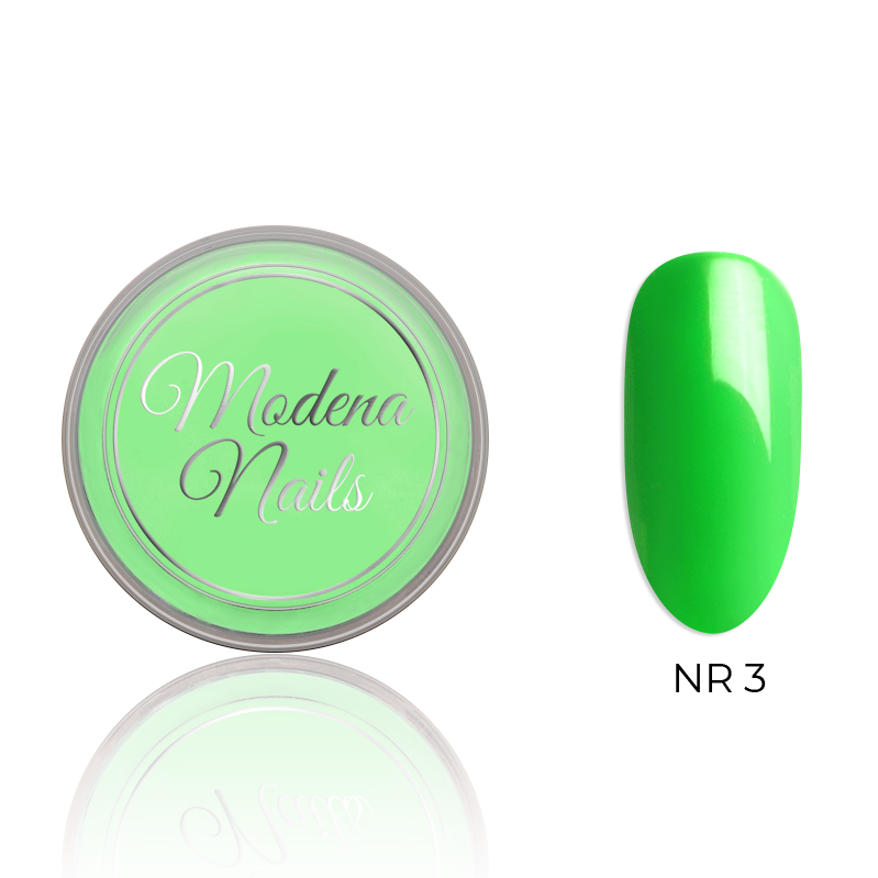 Acryl Color 10ml NEON -  NO: 3 - Modena Nails Shop