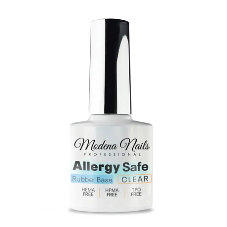Allergy Safe Rubber Base Clear - Modena Nails