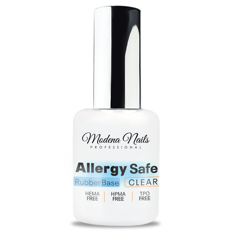 Allergy Safe Rubber Base Clear - Modena Nails Shop