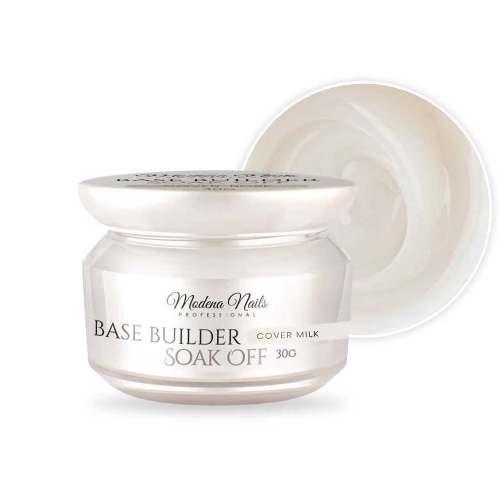 Base Builder Soak Off - Cover Milk - baza za izgradnju - za prirodne nokte i ekstenzije