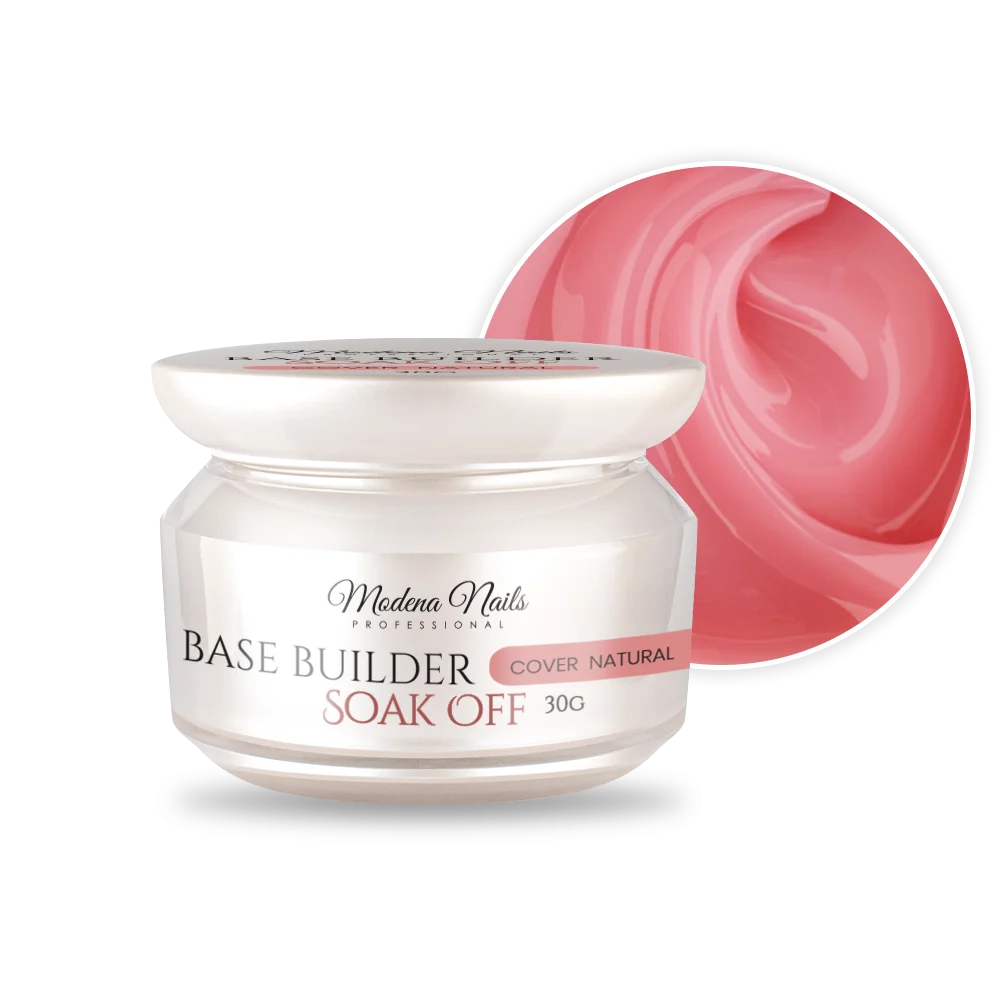 Base Builder Soak Off - Cover Natural - building base - for natural nails and extensions 30g