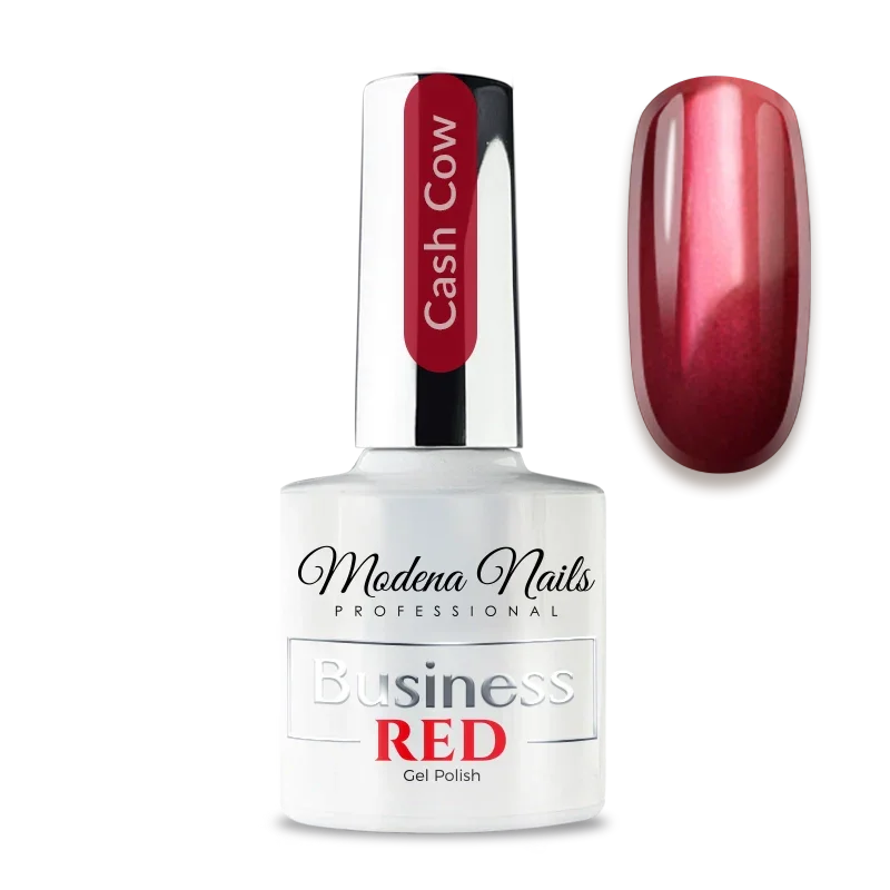 Vernis à ongles hybride Business Red - Vache à lait