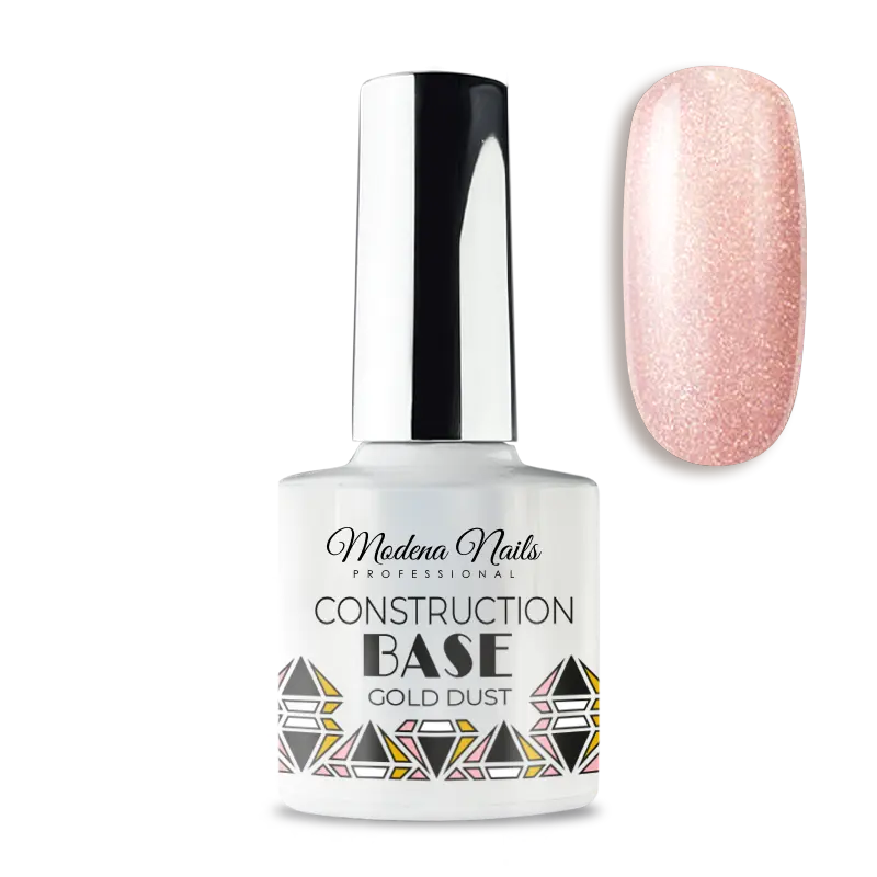 Base Construction Gold Dust - Modena Nails