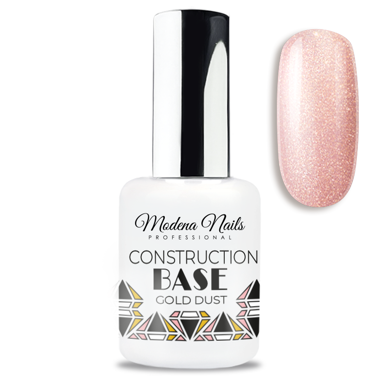 Base Construction Gold Dust - Modena Nails Shop