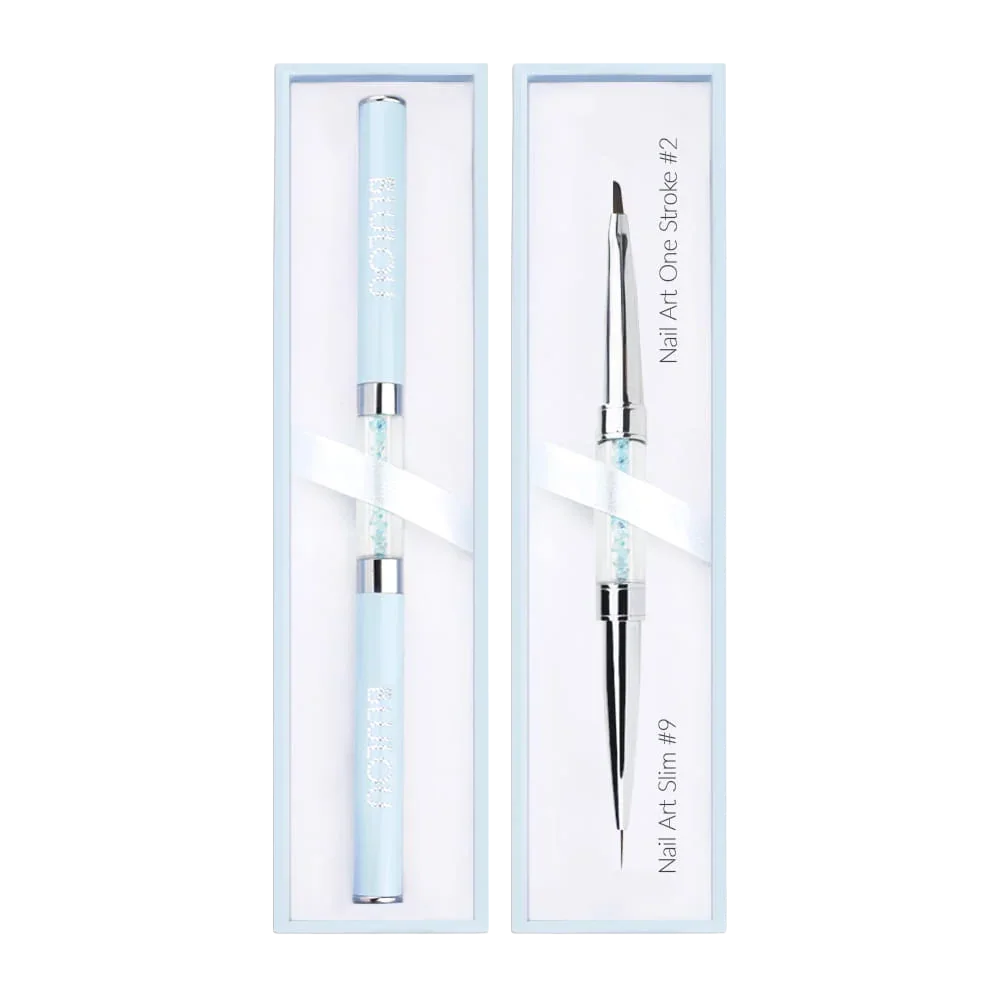 BluLou Nail Art One Stroke Pennello n. 2 - Nail Art Slim n. 9