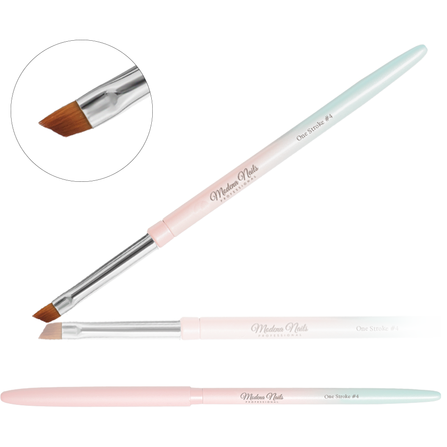 Cieniowany Pędzelek One Stroke #4 - Modena Nails Shop