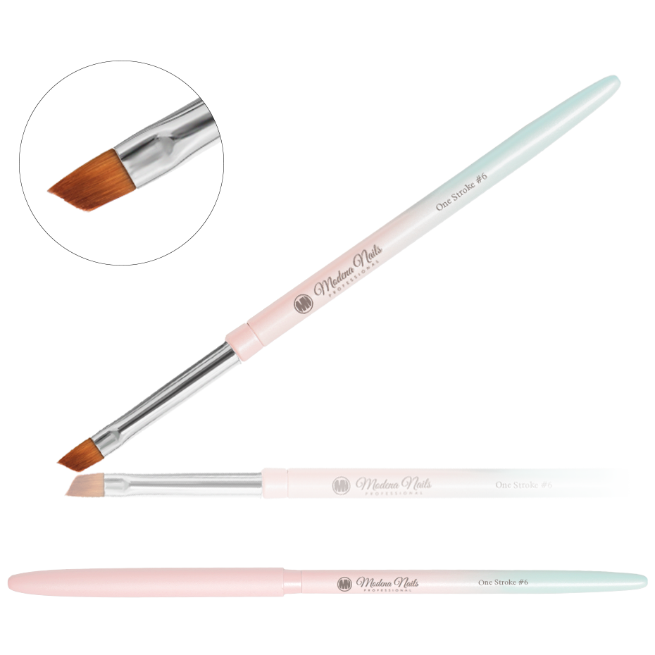 Cieniowany Pędzelek One Stroke #6 - Modena Nails