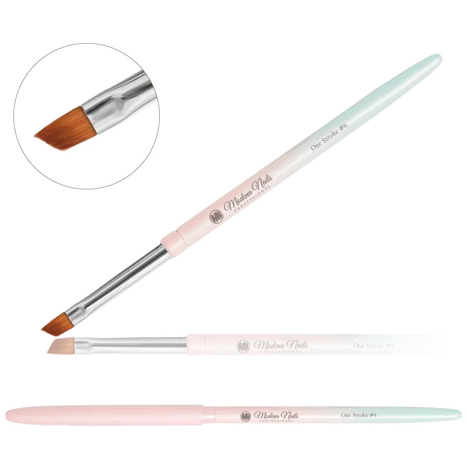 Cieniowany Pędzelek One Stroke #6 - Modena Nails