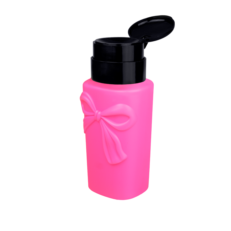 Dozownik do płynów z kokardą Pink - Modena Nails Shop