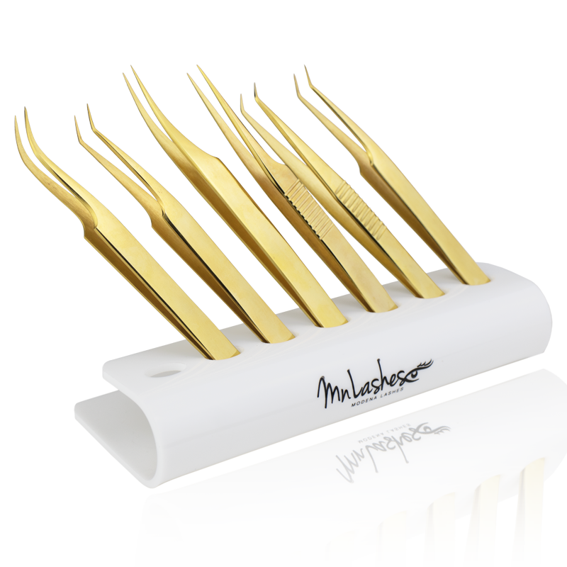 Ekspozytor Na 7 Pęset Modena Lashes BIAŁY - Modena Nails Shop