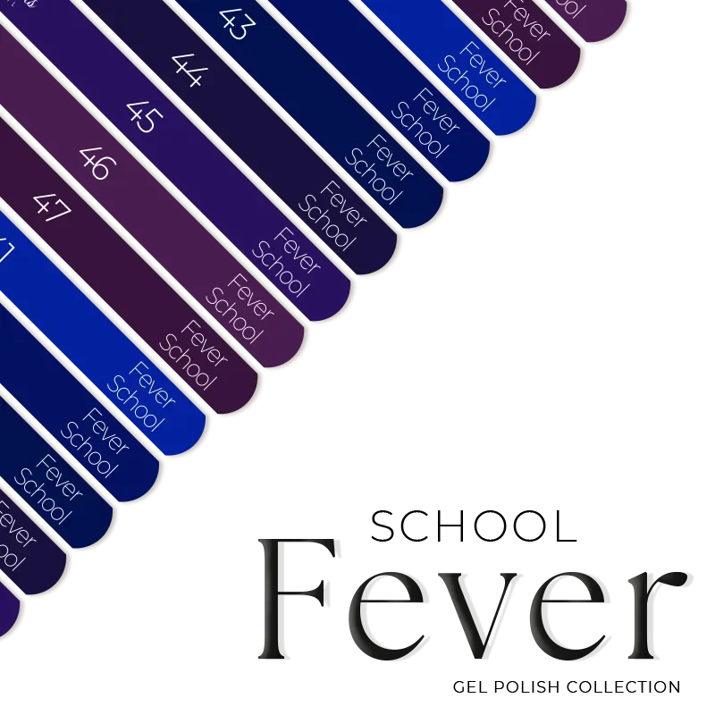 Naklejki Na Wzorniki - Fever collection SCHOOL 41-47