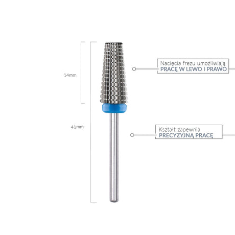 Frez Stożek Nail Drill Expert NO: 11 dla leworęcznych - Modena Nails Shop #