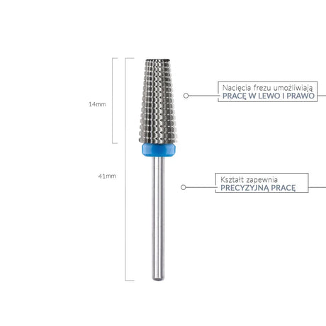 Frez Stożek Nail Drill Expert NO: 11 dla leworęcznych - Modena Nails Shop #