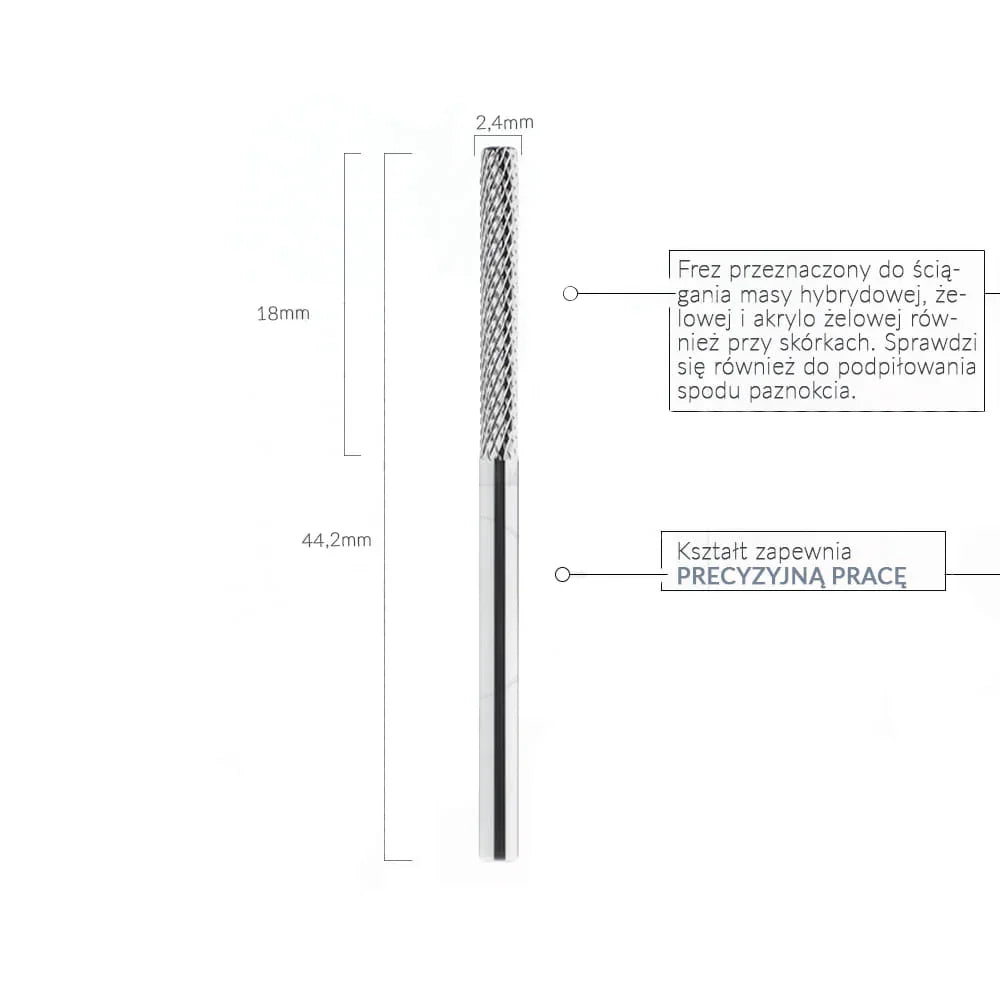 Frez Walec Nail Drill Expert NO: 12 - Modena Nails Shop #