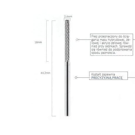 Frez Walec Nail Drill Expert NO: 12 - Modena Nails Shop #