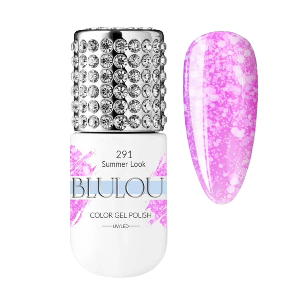 Esmalte de uñas híbrido BluLou 9ml - Summer Look NO: 291