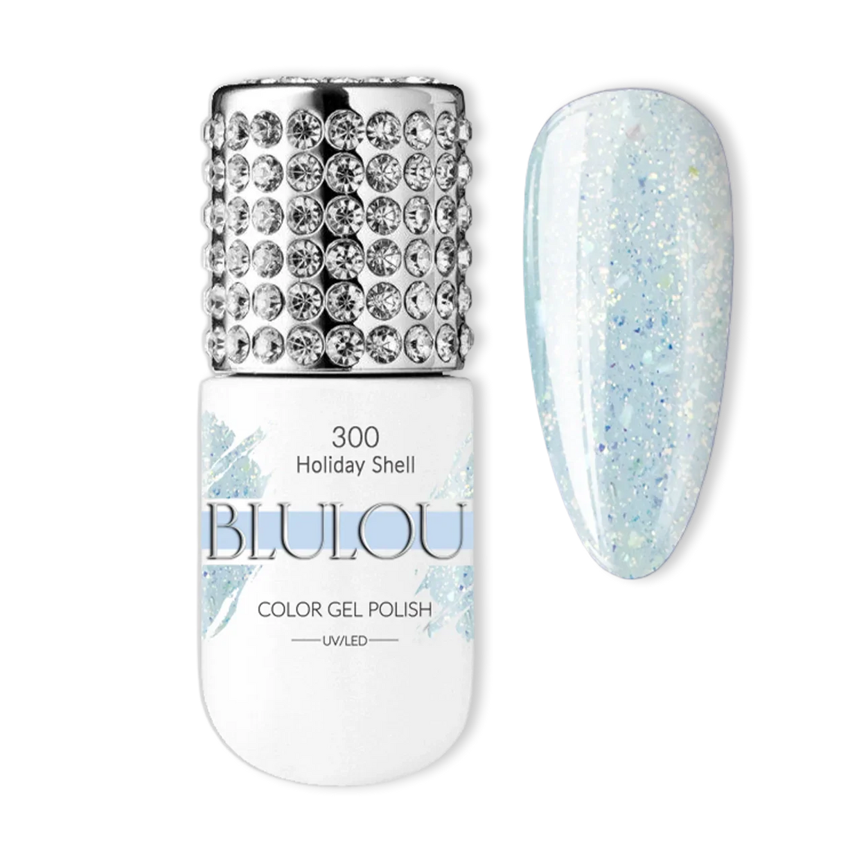 BluLou 9ml Barniz híbrido Holiday Shell - 300