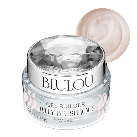 Gel de construção BluLou JELLY Blush - 100 HEMA FREE