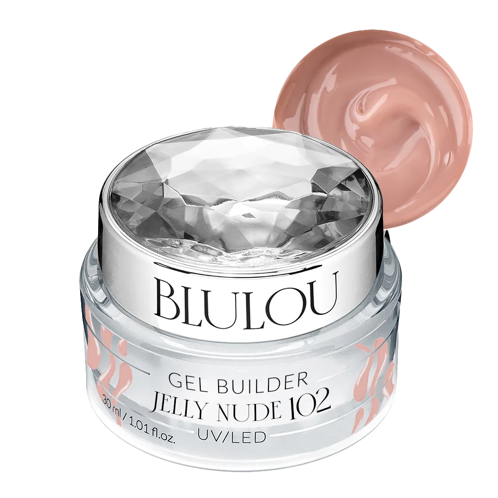 Gel de construção BluLou JELLY Nude - 102 HEMA FREE