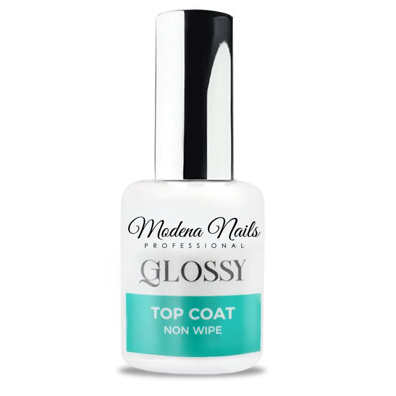 Glossy Top Coat - Non Wipe - Modena Nails