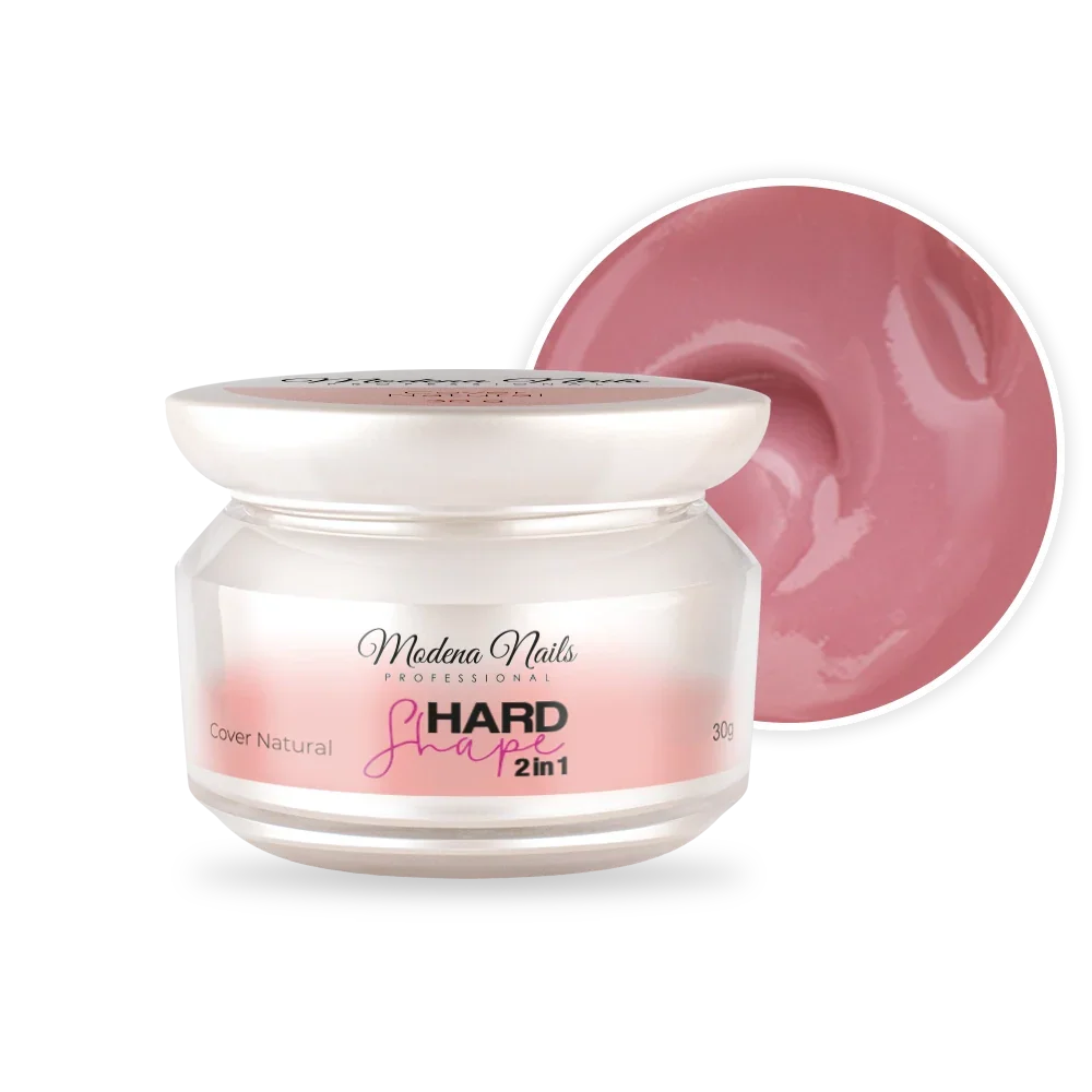 Akrylo żel w tubie 60 ml lub słoiku do wyboru - naturalny coverowy - Hard Shape 2in1 Cover Natural