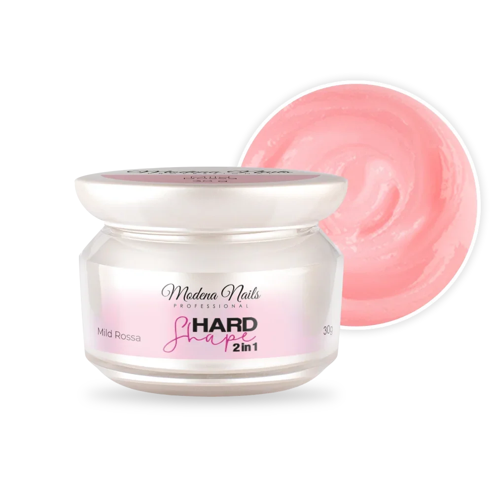 Akrylo żel w tubie 60 ml lub słoiku do wyboru - mleczno różowy - Hard Shape 2in1 Mild Rossa