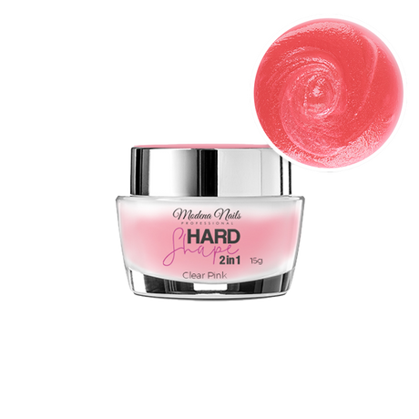 Hard Shape 2in1 Clear Pink