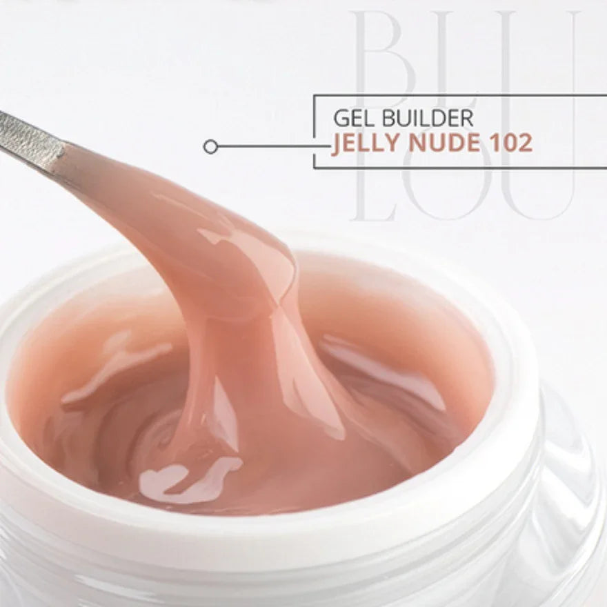 Gel de construção BluLou JELLY Nude - 102 HEMA FREE