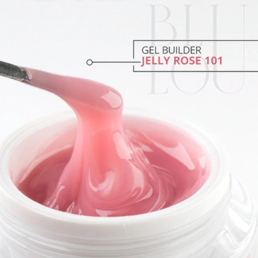 Gel de construção BluLou JELLY Rose - 101 HEMA FREE