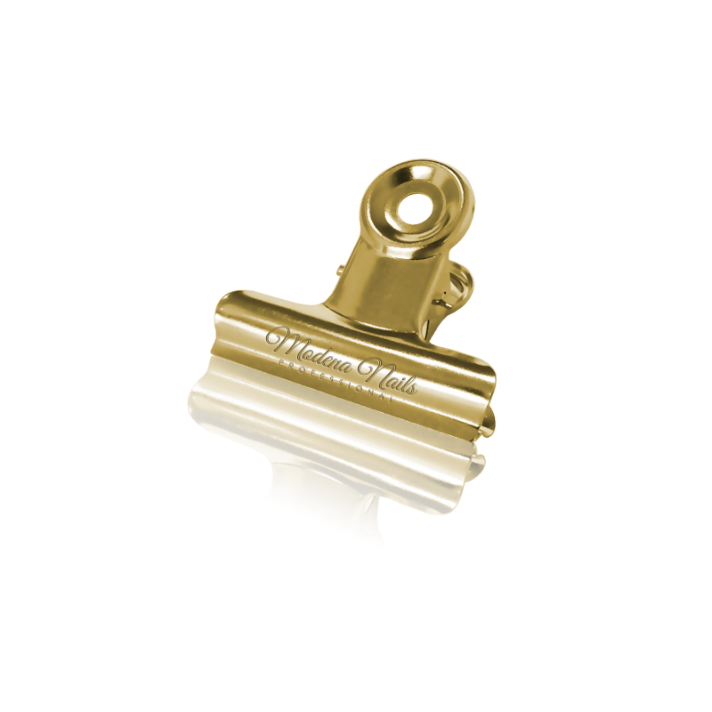 Klamra/Klips Do Zaciskania Tunelu Złota - Modena Nails