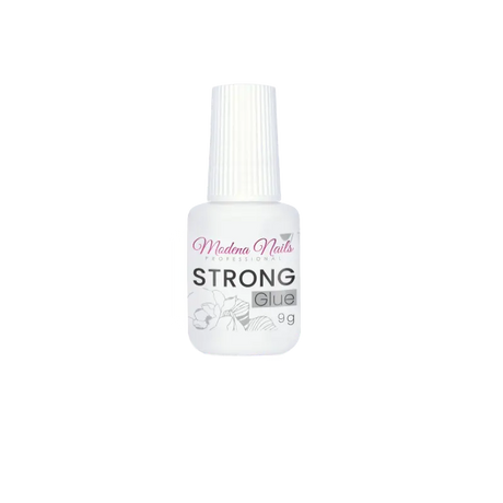 Klej do Tipsów z Pędzelkiem STRONG Glue 9 g - Modena Nails