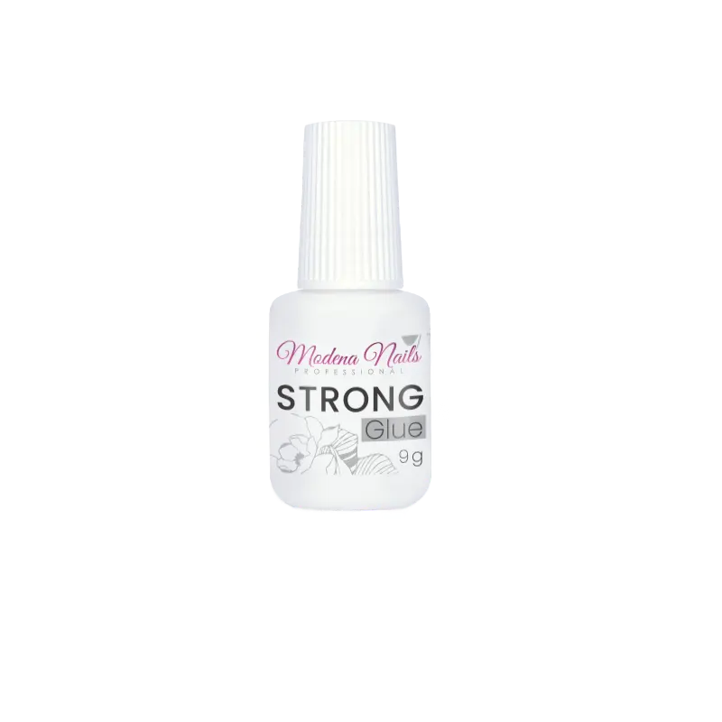 Klej do Tipsów z Pędzelkiem STRONG Glue 9 g - Modena Nails