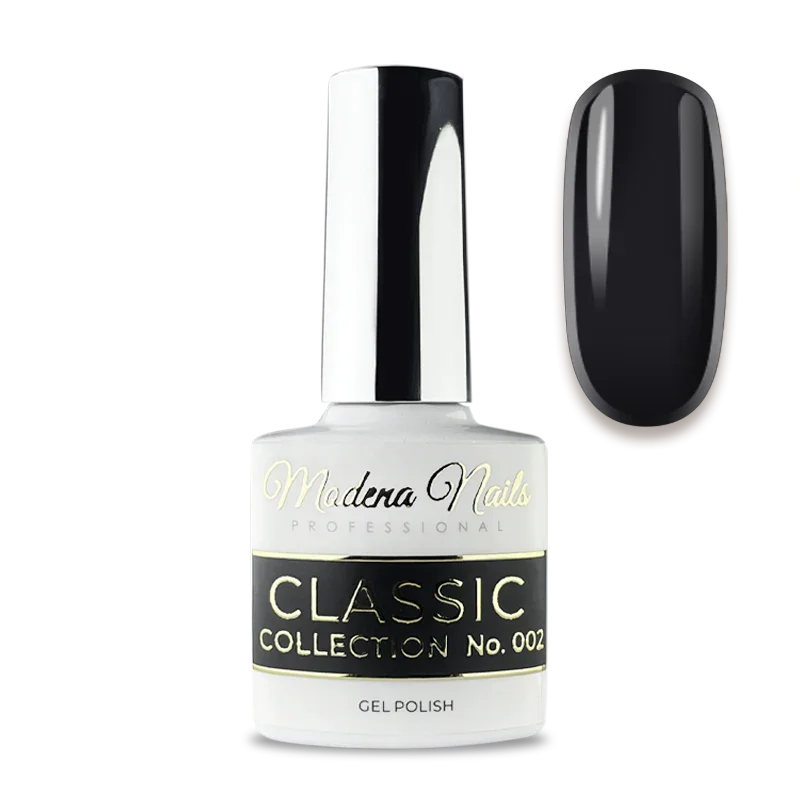 Lakier Hybrydowy: 002 - BLACK - Modena Nails