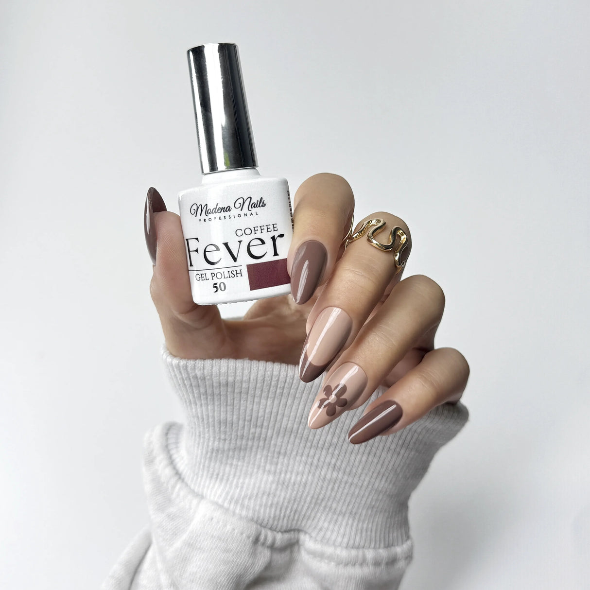 Lakier Hybrydowy FEVER Coffee - 50 - Modena Nails