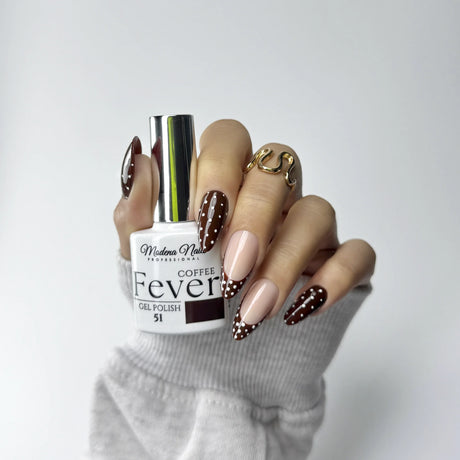 Lakier Hybrydowy FEVER Coffee - 51 - Modena Nails