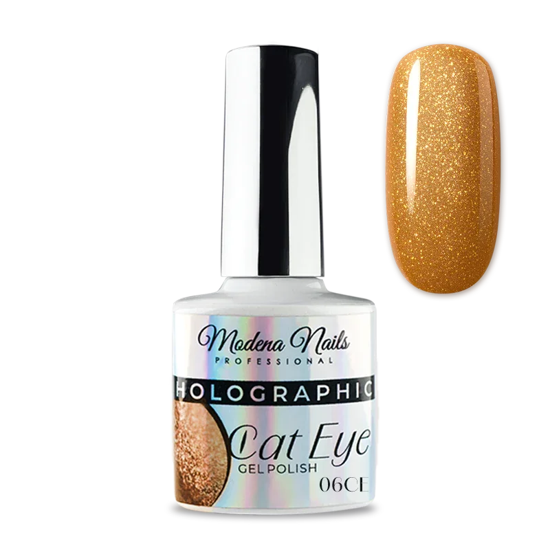 Lakier Hybrydowy Holographic Cat Eye - 06 CE - Modena Nails