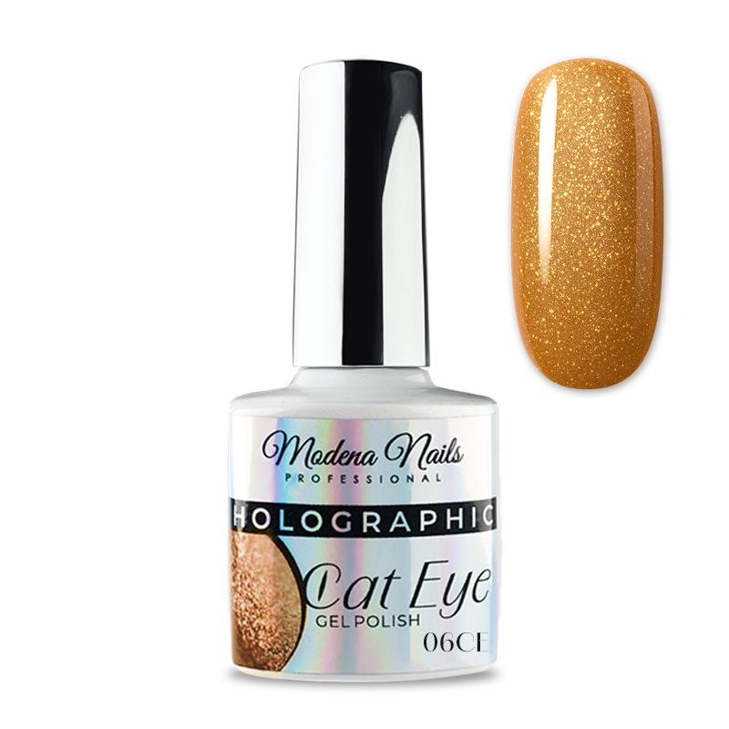 Lakier Hybrydowy Holographic Cat Eye - 06 CE - Modena Nails Shop